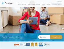 Tablet Screenshot of epremiuminsurance.com